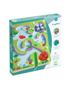 Gioco labirinto magnetico in legno - FrogyMaze 2
