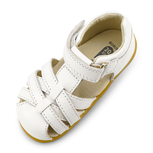 Bobux Step up - Sandaletto a ragnetto Cross Jump - White