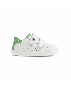 Bobux Step up - Scarpa Maverick - Retro Green e Bianco