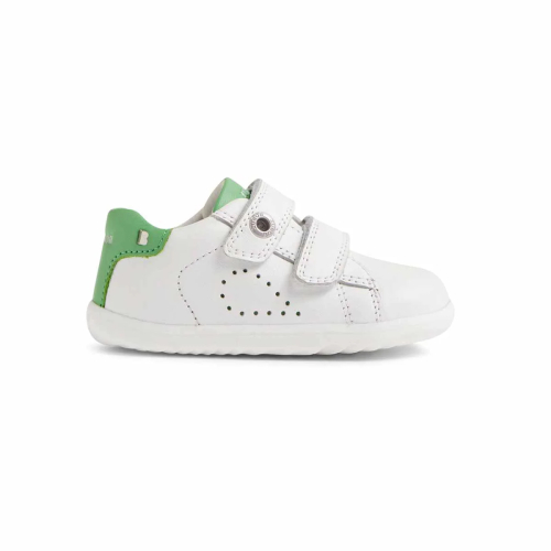 Bobux Step up - Scarpa Maverick - Retro Green e Bianco