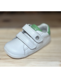 Bobux Step up - Scarpa Maverick - Retro Green e Bianco 2