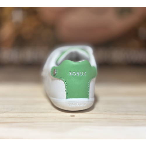 Bobux Step up - Scarpa Maverick - Retro Green e Bianco