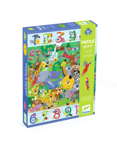 Puzzle Gigante - 1 in 10 - Jungla 54 pezzi