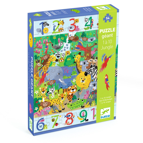 Puzzle Gigante - 1 in 10 - Jungla 54 pezzi