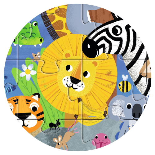Puzzle Gigante - 1 in 10 - Jungla 54 pezzi
