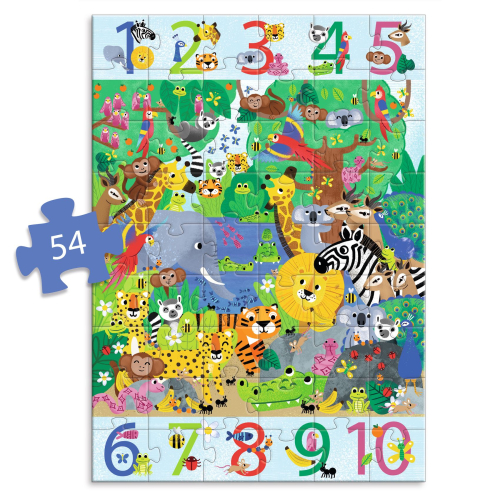 Puzzle Gigante - 1 in 10 - Jungla 54 pezzi