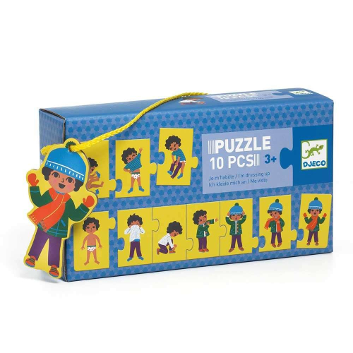 Puzzle Orizzontale - 10 pezzi - Mi Vesto