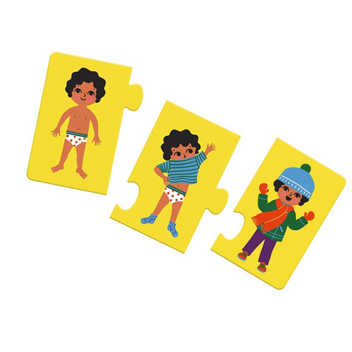 Puzzle Orizzontale - 10 pezzi - Mi Vesto