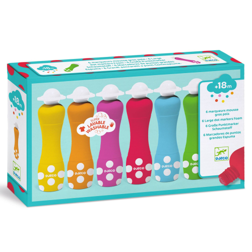 6 Pennarelli ergonomici dai 18 mesi