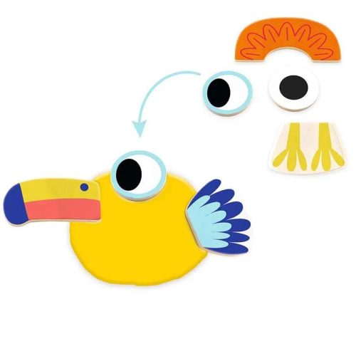 PASTA DA MODELLARE con elementi in Legno – ANIMALI