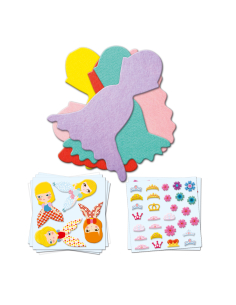 Attività collage con Stickers - I love princesses 2