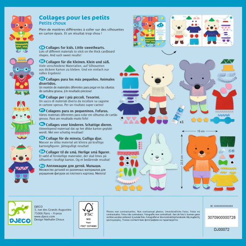 Kit creativo collage - Piccoli tesori