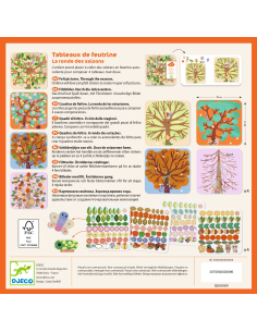 Collage di feltro - Le quattro stagioni 2