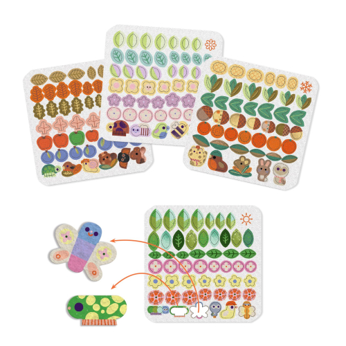 Collage di feltro - Le quattro stagioni