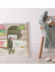 Libreria Montessoriana da pavimento - Dinosauro Cracky 2