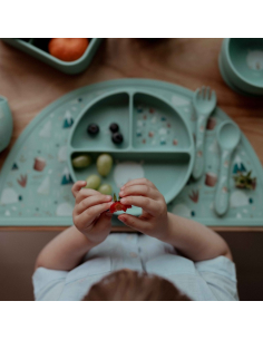 Piatto con ventosa in silicone - Orso Munchy 2