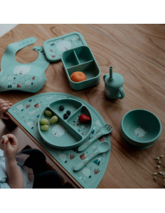 Bicchiere con cannuccia in silicone - Orso Munchy 2