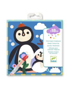 Disegni magici da colorare con acqua - Cucù! Cuccioli dal mondo