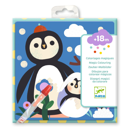 Disegni magici da colorare con acqua - Cucù! Cuccioli dal mondo