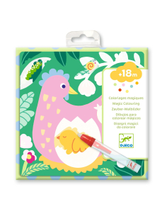 Disegni magici da colorare con acqua - Cucù! Cuccioli del giardino