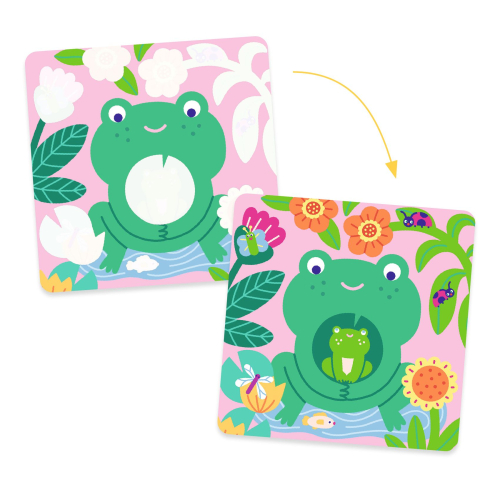 Disegni magici da colorare con acqua - Cucù! Cuccioli del giardino