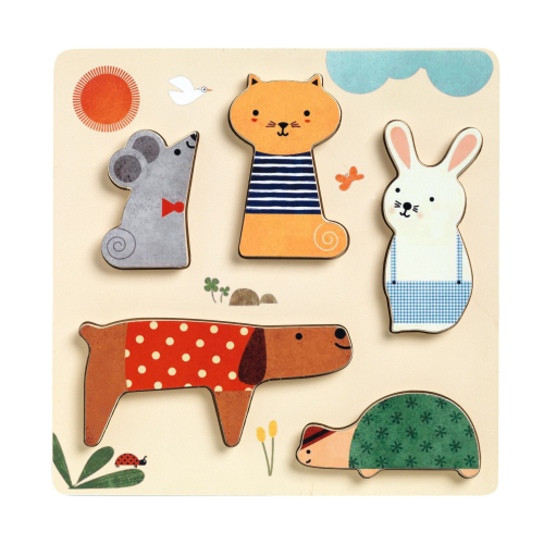Gioco puzzle in legno - Woodypets