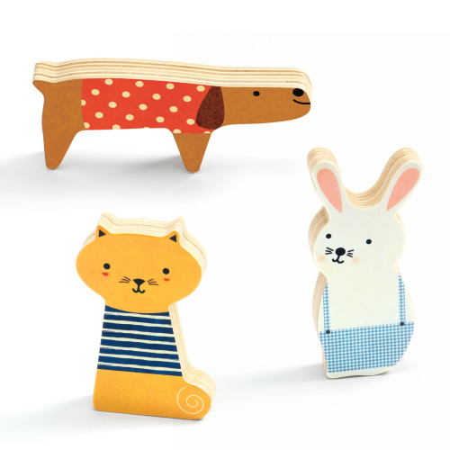 Gioco puzzle in legno - Woodypets