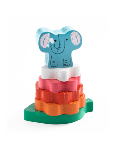 Gioco puzzle in legno - Puzzle&Impilabile Happy