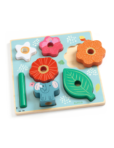 Gioco puzzle in legno - Puzzle&Impilabile Happy 2