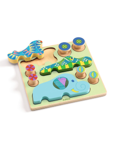 Gioco puzzle in legno - Puzzle&Roll Bariolo