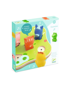 Gioco puzzle Sonoro con 5 personaggi in vinile - Caconimo 2