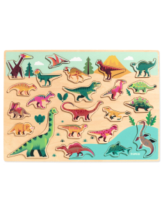 Puzzle di legno - Dino