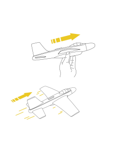 Fire Jet – aeroplano aliante in gommapiuma 2