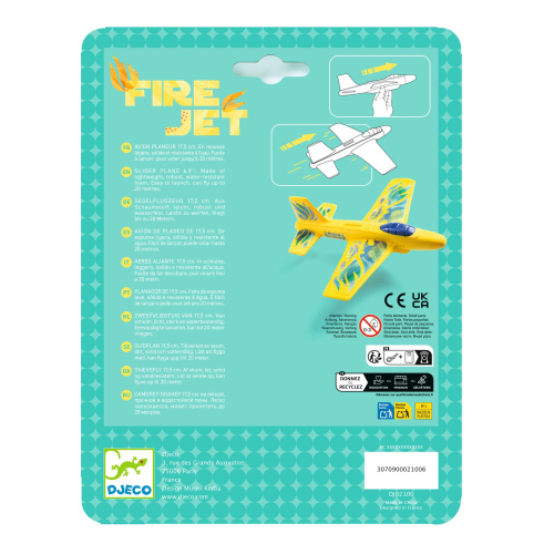 Fire Jet – aeroplano aliante in gommapiuma
