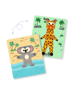 Gioco puzzle magnetico - Inzebox Mix'n'match 2