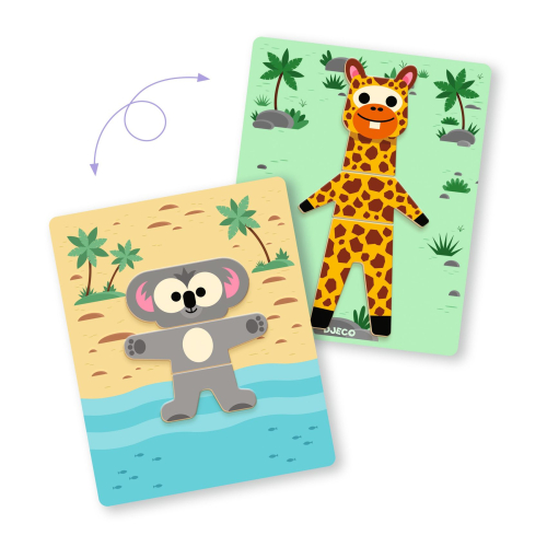 Gioco puzzle magnetico - Inzebox Mix'n'match