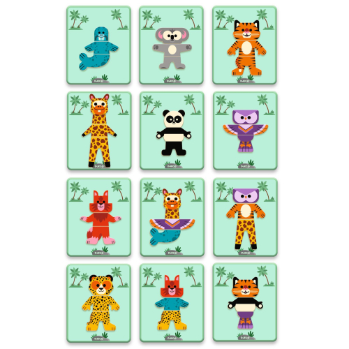 Gioco puzzle magnetico - Inzebox Mix'n'match