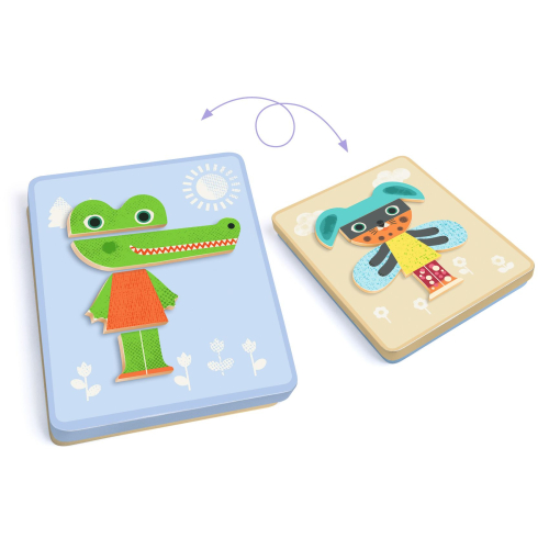 Gioco puzzle magnetico - Inzebox Animals