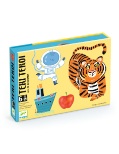 Carte da gioco - Téki-Tékoi + 4 portacarte in legno