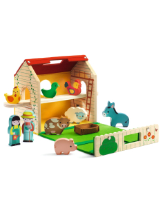 Fattoria in feltro e legno - Softi Farm