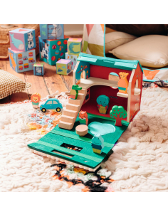 Casa in feltro e legno - Softi House 2