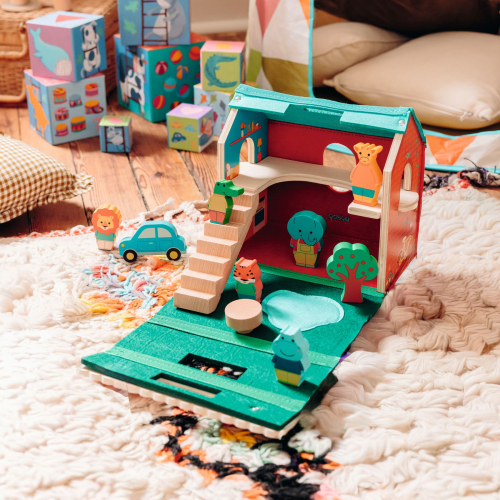 Casa in feltro e legno - Softi House