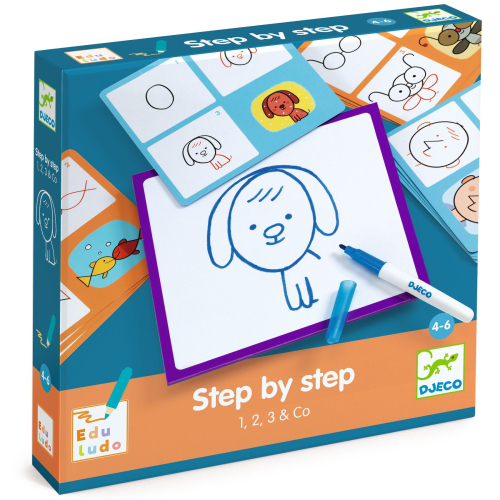 Step by step - Impara a disegnare a partire dai numeri - 1, 2, 3 & Co