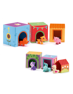 Cubi impilabili con animali - TopaniFarm