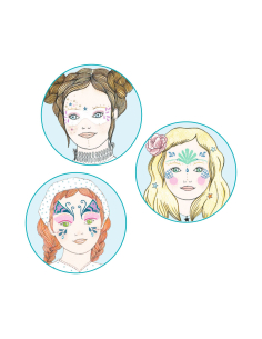 Set face painting per bambini - Madreperla 2