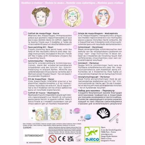 Set face painting per bambini - Madreperla