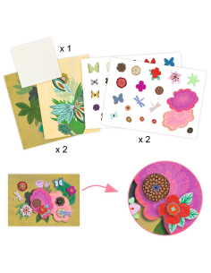 Kit ATTIVITÀ CREATIVE - The flower garden - 6 attività 2