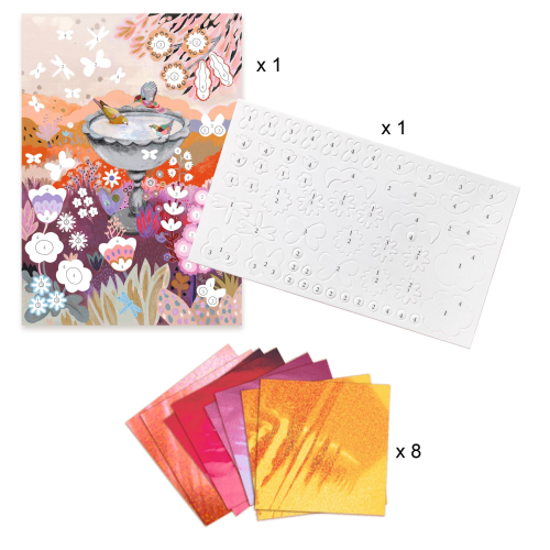 Kit ATTIVITÀ CREATIVE - The flower garden - 6 attività