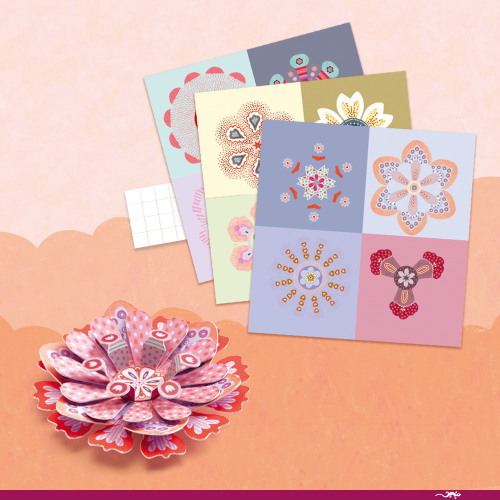 Kit ATTIVITÀ CREATIVE - The flower garden - 6 attività