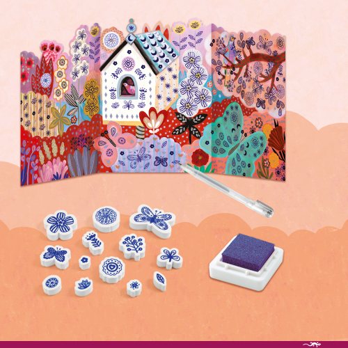 Kit ATTIVITÀ CREATIVE - The flower garden - 6 attività